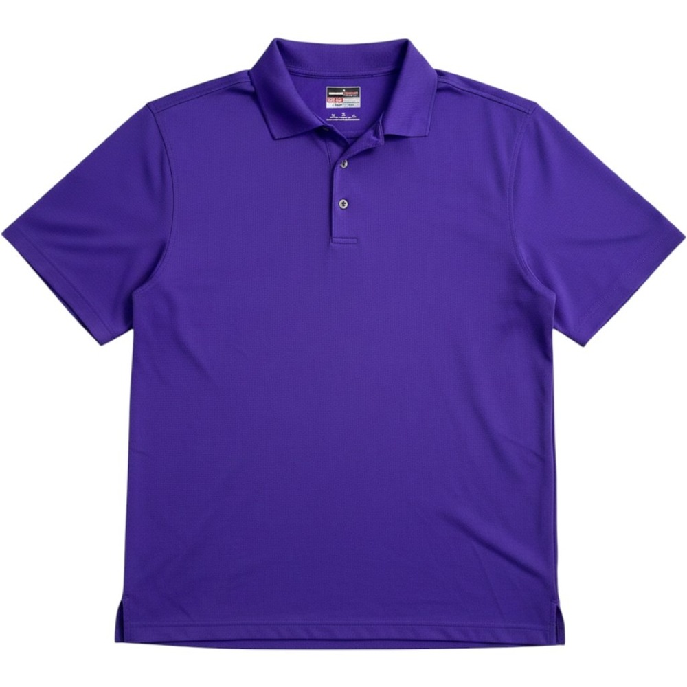 Grand Slam Performance Airflow Polo Shirt Mens XL Purple Short Sleeve Golf Mesh